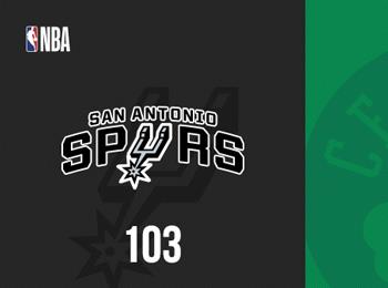 文班貢獻(xiàn)17+13，塔圖姆32+14，波津29+6，馬刺負(fù)于綠軍