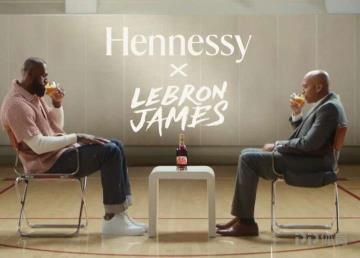 是廣告??！詹姆斯宣布將天賦獻(xiàn)給軒尼詩(shī)白蘭地